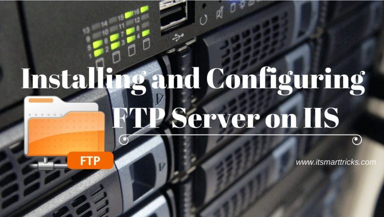 How to install and configure FTP server in windows 7