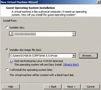 Step By Step install Redhat Linux 5.5 on vmware workstation