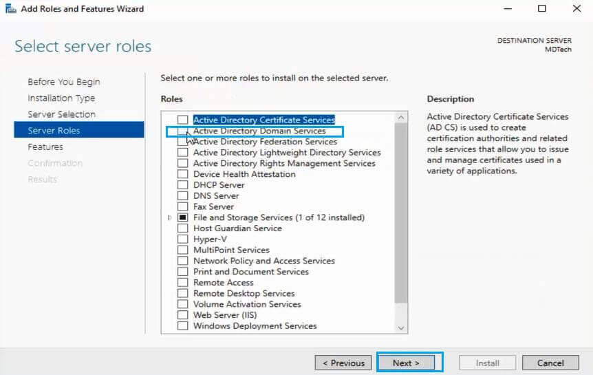 How to Installing and Configuring Active directory in windows server 2016