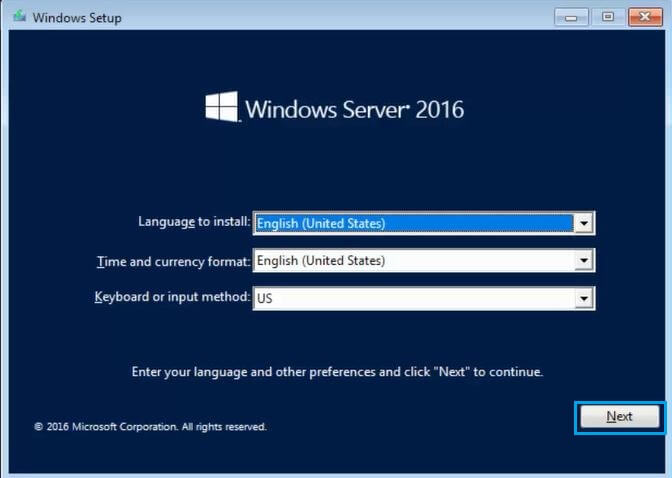 System Requirement and Installation Windows Server 2016
