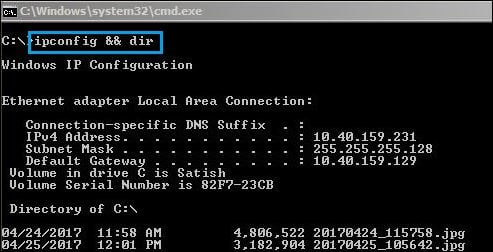 Execute Multiple Commands-Command Prompt Tricks