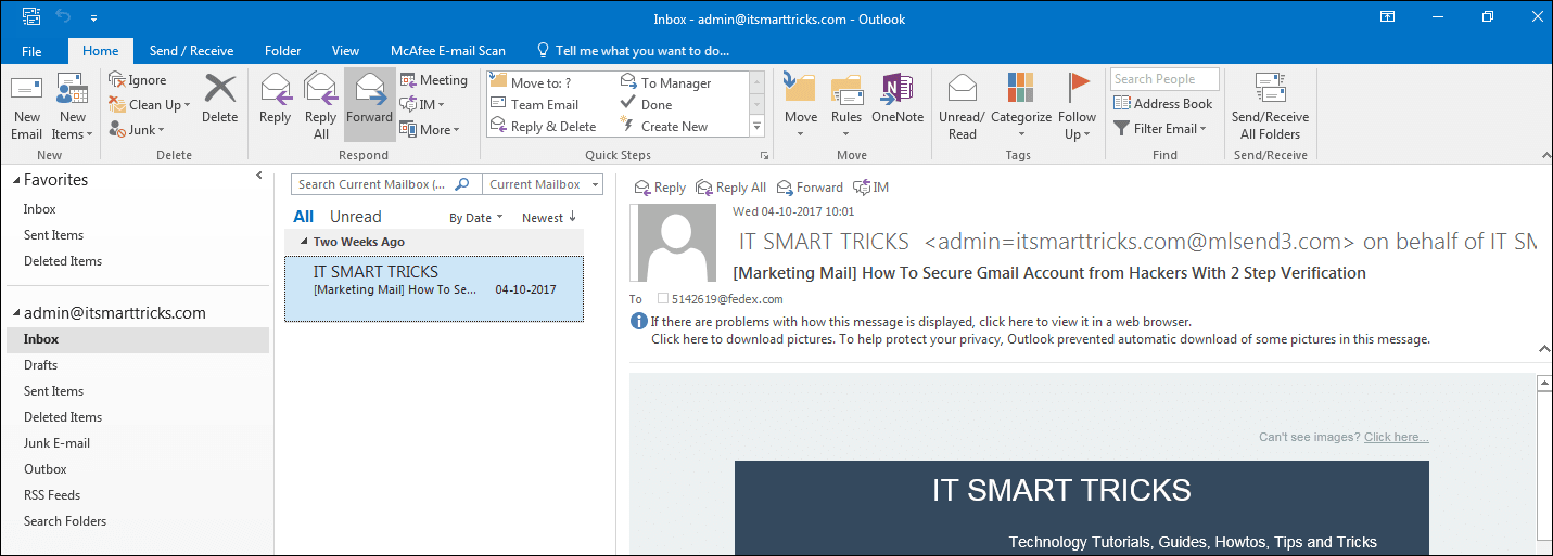 Microsoft Outlook 2016 16.16.5 download free