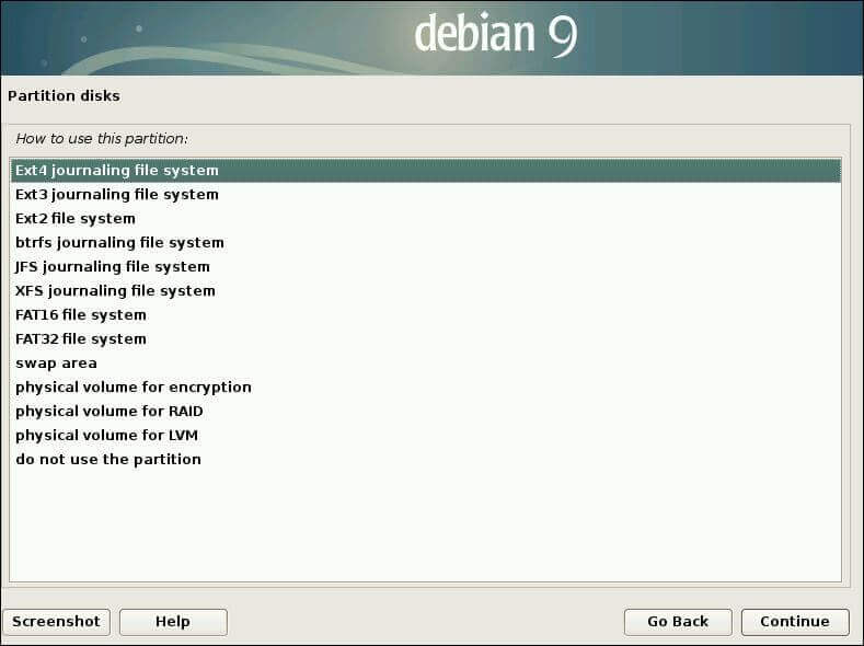 How to Install Debian 9 Stretch Step by Step With Snapshots