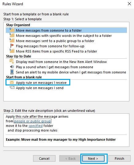 How To Create automatic Replies in Outlook 2016 for POP or IMAP Accounts