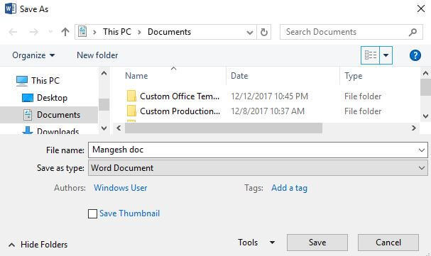 How To Recover Unsaved Word Documents In Windows 10