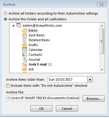  How to Auto and Manually Archive Emails in Microsoft Outlook 2016