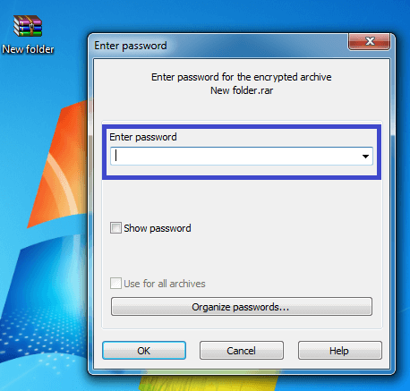How To Create RAR Or ZIP File And Set Password In Windows
