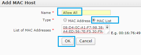 How To Allow Internet Access With MAC Address In Cyberoam Firewall
