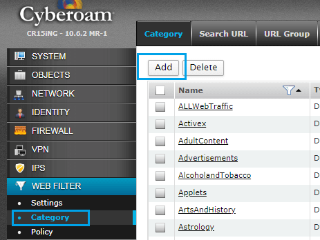 How To Block Websites in Cyberoam Firewall