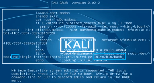 How To Reset Forgotten Kali Linux Root Password
