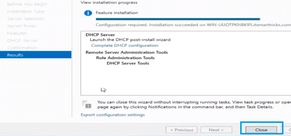 How To Configure DHCP Server Role on Windows Server 2016