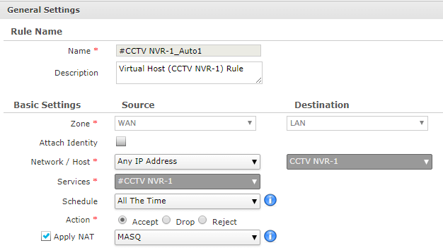 Step By Step Cyberoam Firewall Port Forwarding For Hikvision NVR