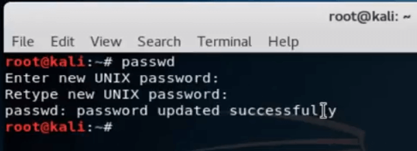 Step By Step Change Root Password In Kali Linux 2018.1