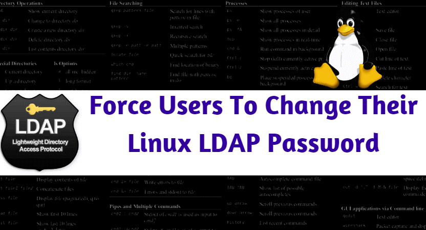 How To Force Users To Change Their Linux LDAP Password