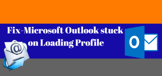 Outlook loading profile stuck 2019