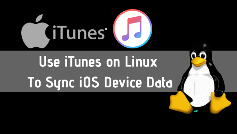 Use iTunes on Linux To Sync iOS Device Data