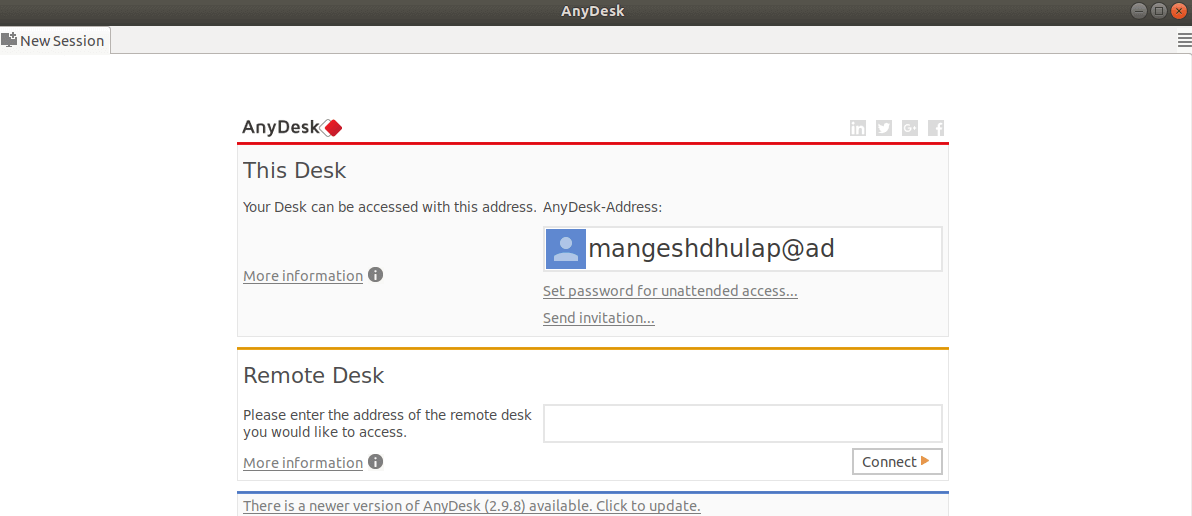 How To Install Anydesk Remote Desktop Application In Ubuntu 18.04.1