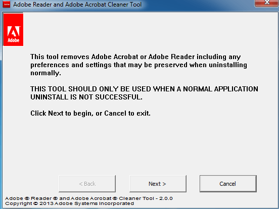 adobe reader and acrobat cleaner tool adobe reader and acrobat cleaner tool