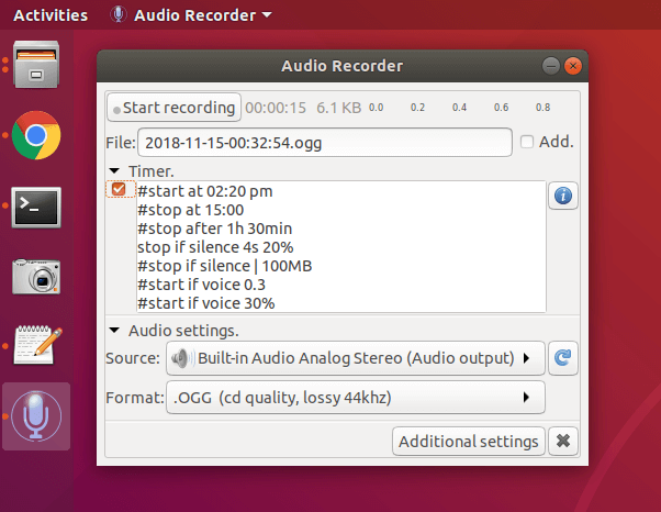 HOW TO INSTALL AUDIO RECORDER IN UBUNTU HOW TO INSTALL AUDIO RECORDER IN UBUNTU