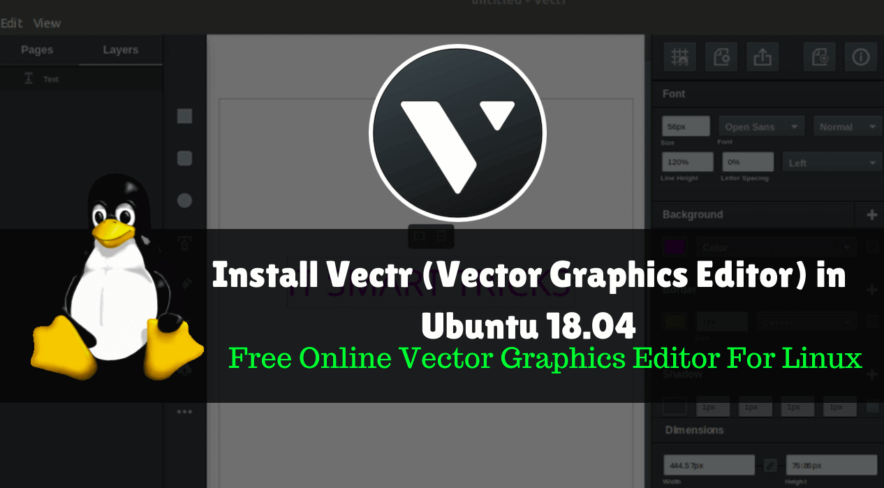 How to install Vectr (Vector Graphics Editor) in Ubuntu 18.04 – Free Online Vector Graphics Editor For Linux