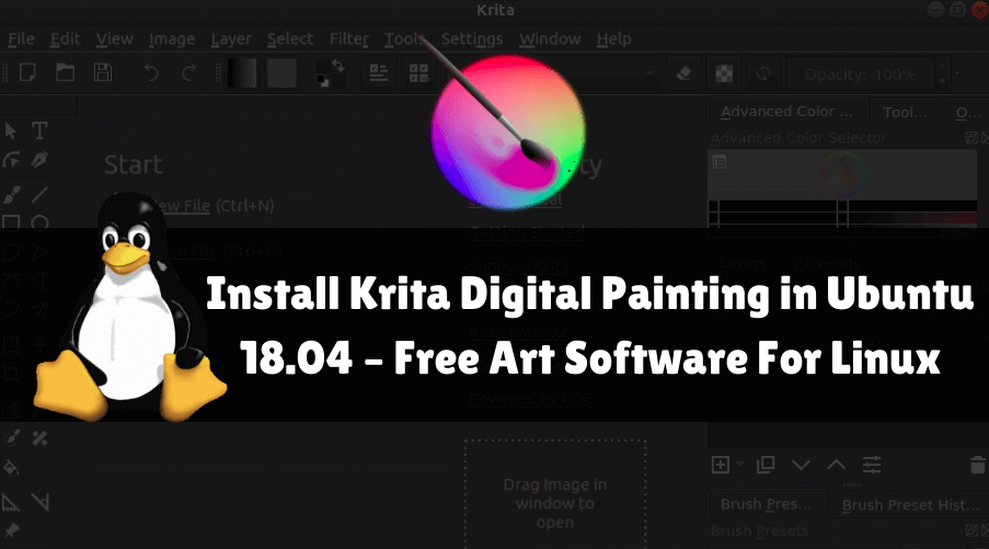 How to install Krita Digital Painting in Ubuntu 18.04 – Free Art Software For Linux