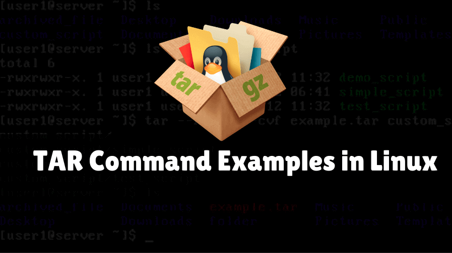 TAR Command Examples in Linux