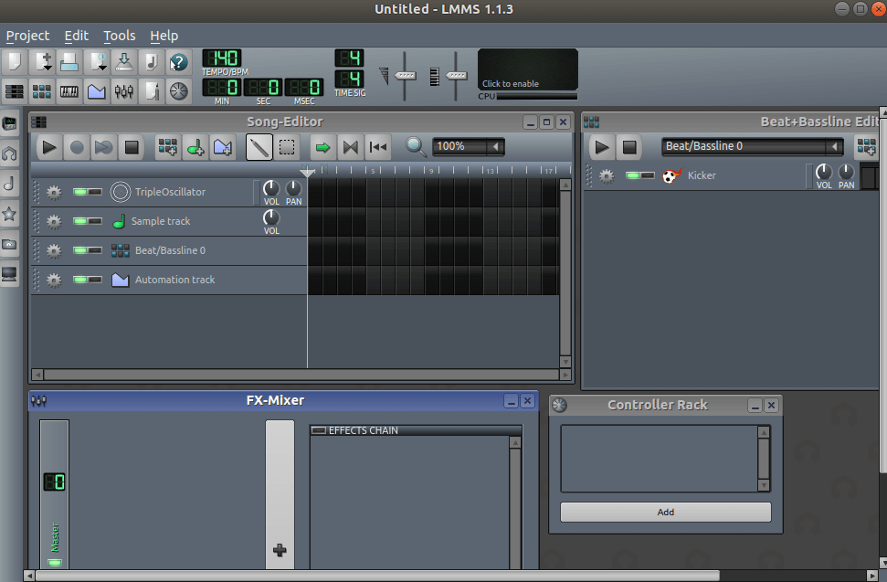 How to install LMMS (Linux Multimedia Studio) on Ubuntu 18.04 - A Digital Audio Workstation Application