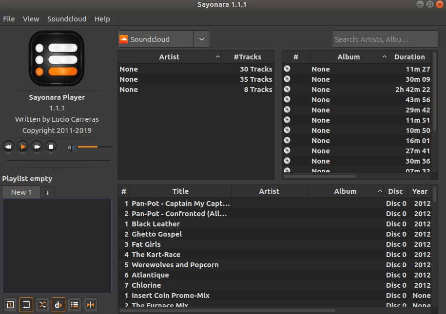 How to install Sayonara Audio Player in Ubuntu 18.04