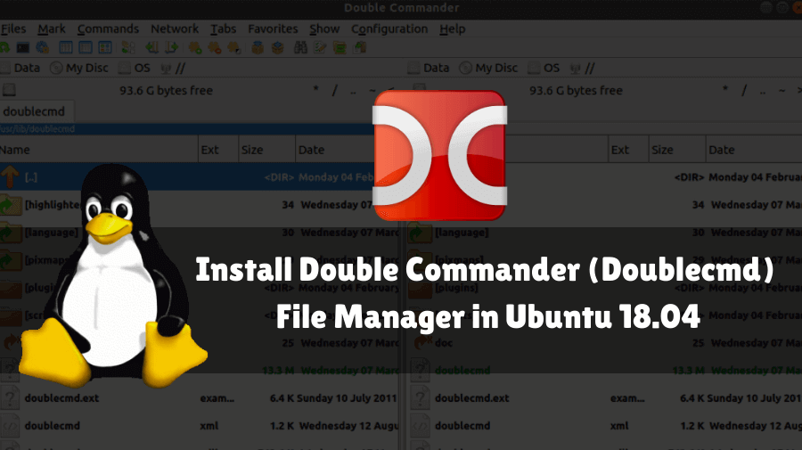 How to install Double Commander (Doublecmd) File Manager in Ubuntu 18.04
