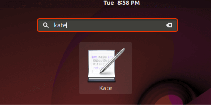 How to install Kate Text Editor in Ubuntu 18.04
