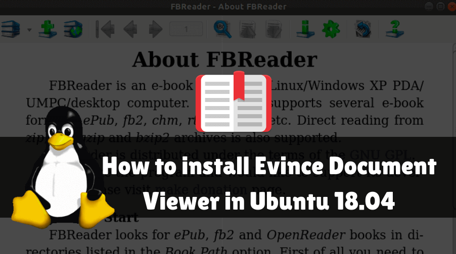 How to install FBReader e-Book Reader in Ubuntu 18.04