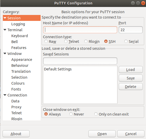 How to install PuTTY SSH and Telnet Client in Ubuntu 18.04 How to install PuTTY SSH and Telnet Client in Ubuntu 18.04