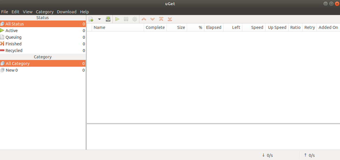 How to install uGet Download Manager in Ubuntu 18.04