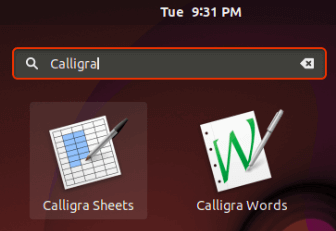 How to install Calligra Office Suite in Ubuntu 18.04