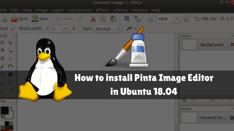 How to install Pinta Image Editor in Ubuntu 18.04
