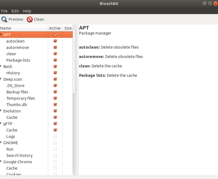 How to install BleachBit Disk Space Cleaner in Ubuntu Linux