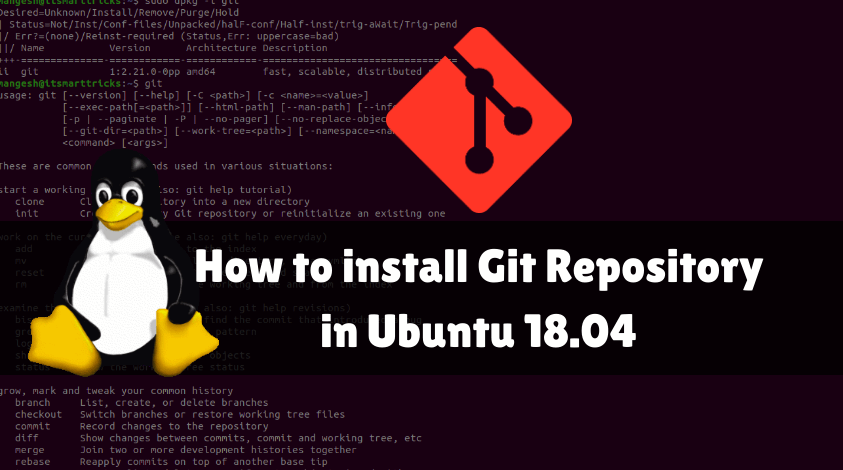 How to install Git Repository in Ubuntu 18.04