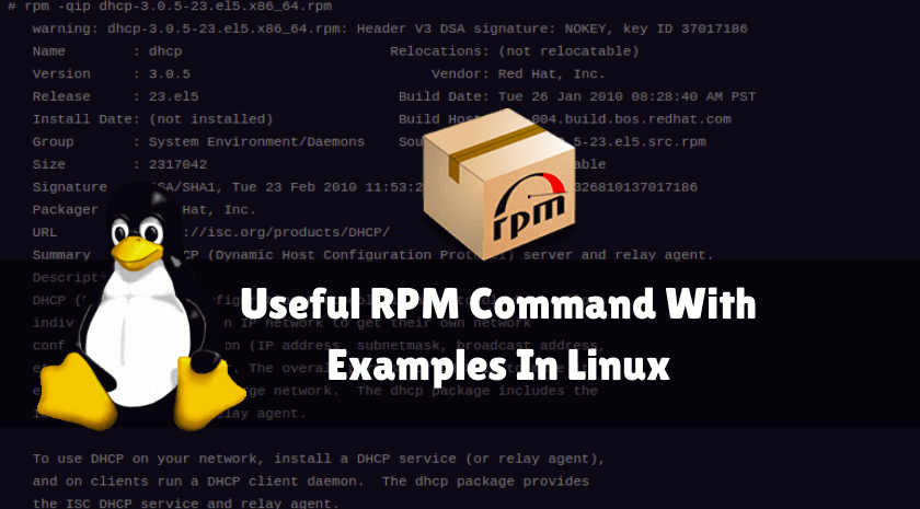 Useful RPM Command With Examples In Linux