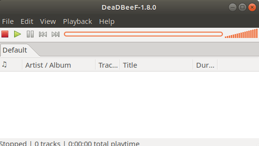 How to install Deadbeef Ultimate Music Player in Ubuntu 18.04