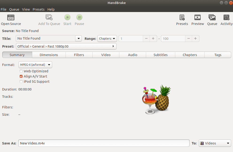 How to install Handbrake Video Converter in Ubuntu 18.04