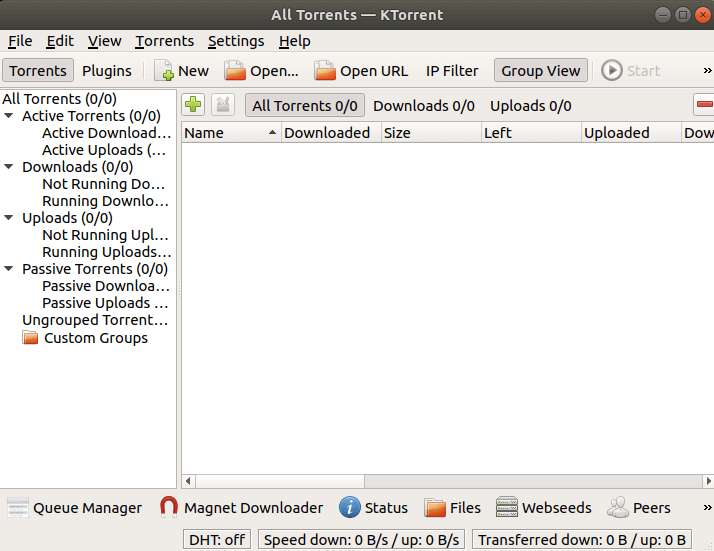 How to install Ktorrent BitTorrent Client in ubuntu 18.04
