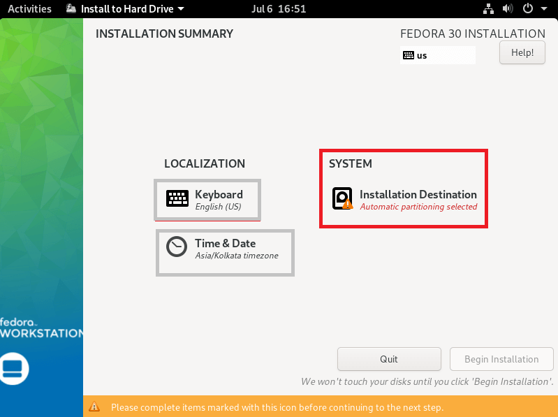 Step By Step Installation OF Fedora Workstation 30 With Screenshots Step By Step Installation OF Fedora Workstation 30 With Screenshots