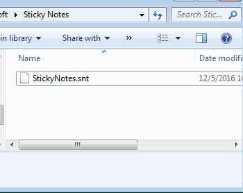 How to Backup Sticky Notes in Microsoft Windows 7