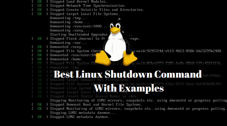 Best Linux Shutdown Command With Examples