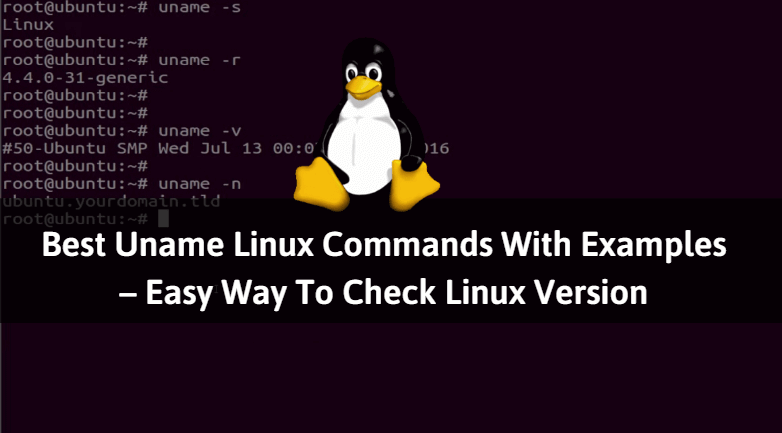Best Uname Linux Commands With Examples – Easy Way To Check Linux Version