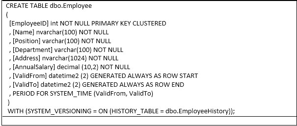 How to Recover Data from a SQL Server Temporal Table