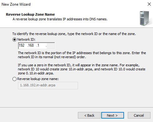 Configuring DNS Reverse Lookup on Windows Server 2019