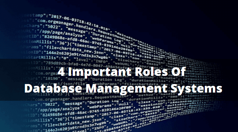 4 Important Roles Of Database Management Systems