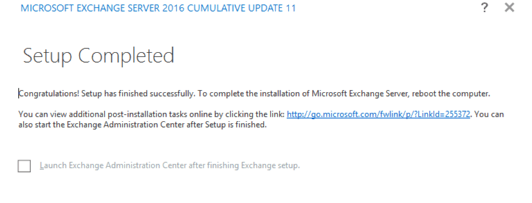 Step by Step Install and Configure Exchange Server 2016 on Windows Server 2016