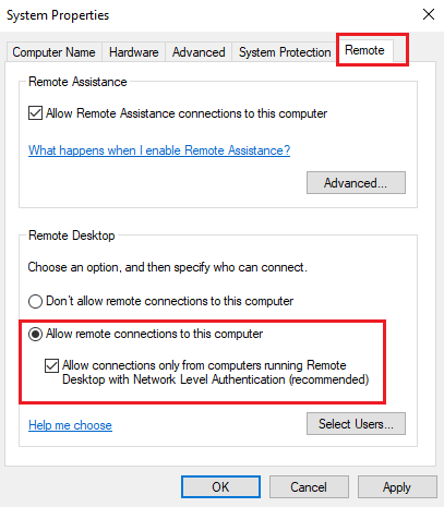 How to Enable Remote Desktop in Microsoft Windows